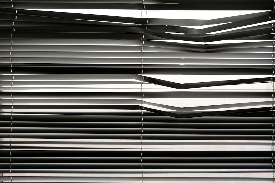 Motorized roller shades in a modern living space